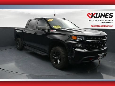 Used 2021 Chevrolet Silverado 1500 Custom Trail Boss w/ Midnight Edition AWD/4WD image 1