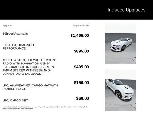 Used 2017 Chevrolet Camaro SS RWD image 8
