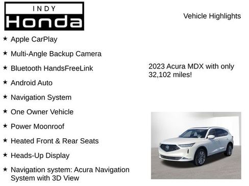 Used 2023 Acura MDX SH-AWD w/ Advance Package image 7