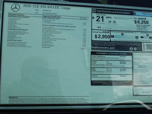 New 2026 Mercedes-Benz GLE 450 4MATIC Coupe image 39
