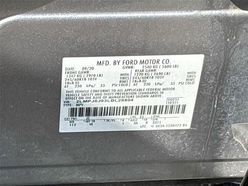Used 2020 Lincoln Nautilus FWD image 31