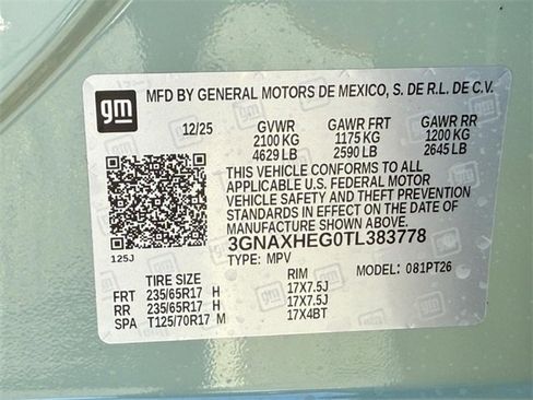 New 2026 Chevrolet Equinox LT image 18