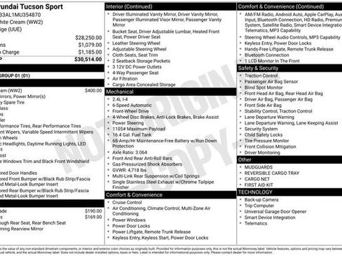 Used 2021 Hyundai Tucson Sport FWD image 38