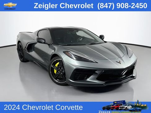 Used 2024 Chevrolet Corvette Stingray Preferred Cpe w/ Z51 Performance Package RWD image 1
