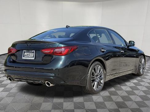 Used 2024 INFINITI Q50 Red Sport 400 w/ Black Opal Edition RWD image 6