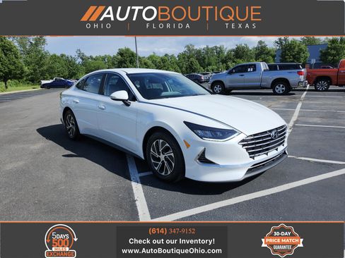 Used 2021 Hyundai Sonata Blue FWD image 1