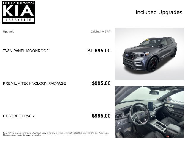 Used 2020 Ford Explorer ST w/ ST Street Pack AWD/4WD image 4