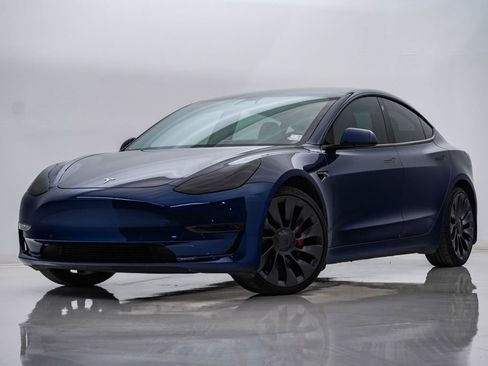 Used 2021 Tesla Model 3 Performance AWD/4WD image 1