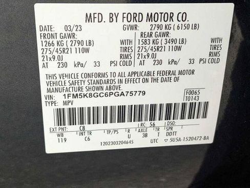 Certified 2023 Ford Explorer ST w/ Equipment Group 401A AWD/4WD image 31