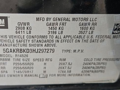 Used 2017 Buick Enclave Leather w/ Enclave Tuscan Edition FWD image 27