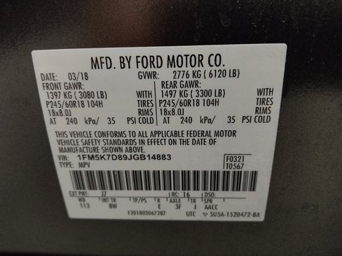 Used 2018 Ford Explorer XLT FWD image 33
