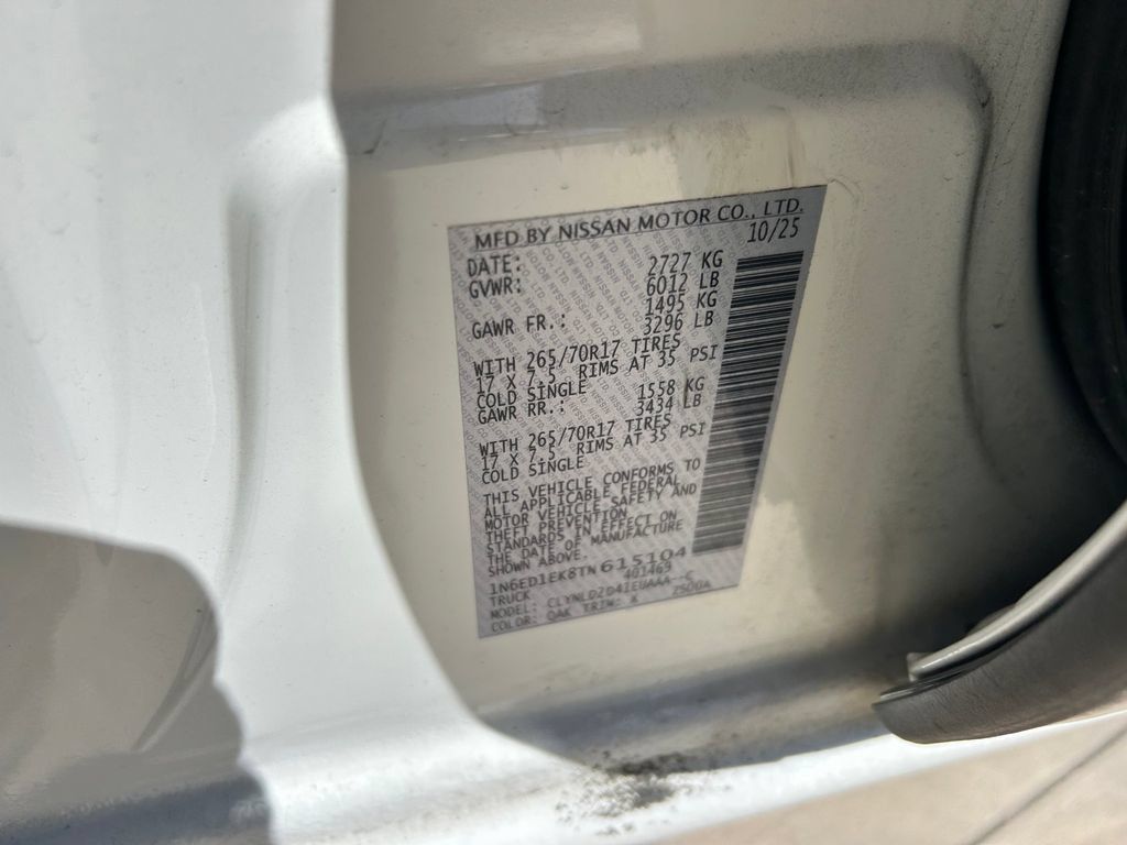 Used 2026 Nissan Frontier PRO-4X AWD/4WD image 10