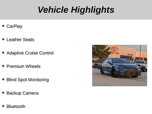 Used 2026 Toyota Camry SE w/ Convenience Package FWD image 5