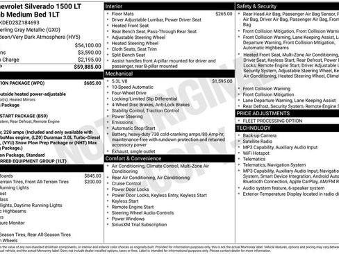 Used 2025 Chevrolet Silverado 1500 LT w/ Protection Package AWD/4WD image 32