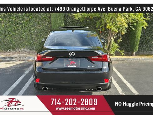 Used 2014 Lexus IS 250 w/ Navigation Package RWD image 8