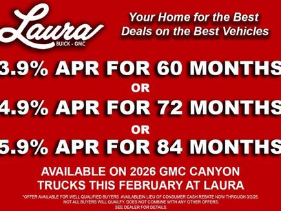 New 2026 GMC Canyon AT4X