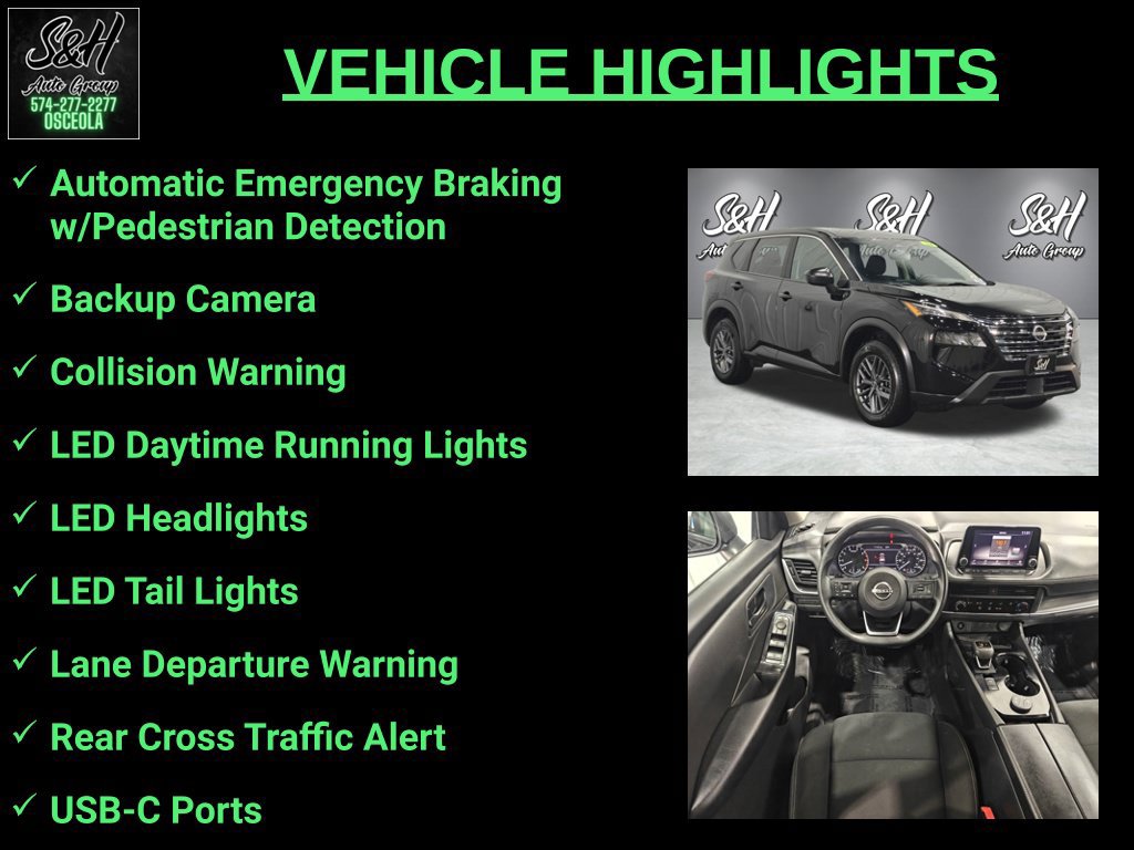 Used 2024 Nissan Rogue S AWD/4WD image 3