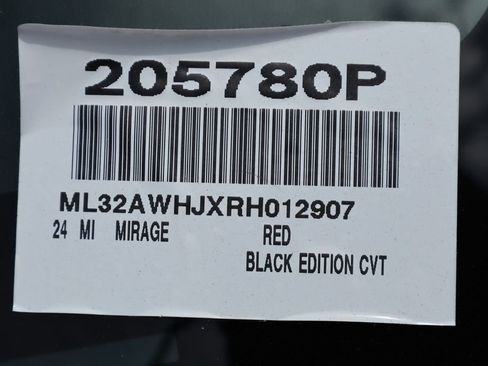 Used 2024 Mitsubishi Mirage Black Edition FWD image 36
