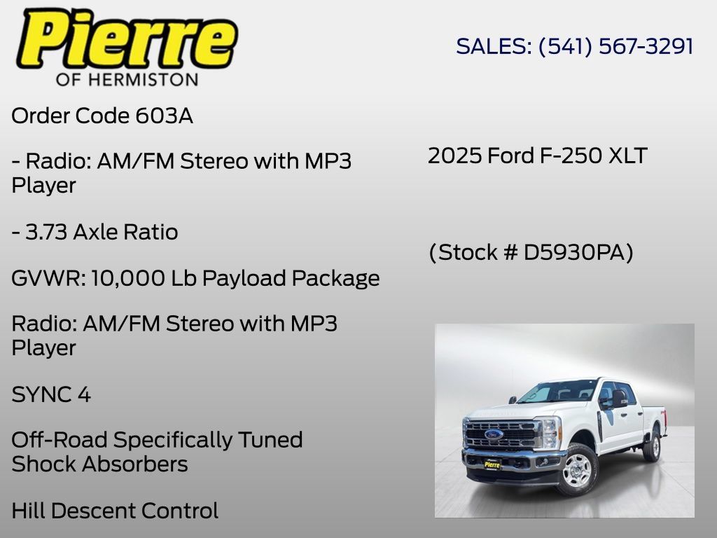 Used 2025 Ford F250 XLT w/ FX4 Off-Road Package AWD/4WD image 12