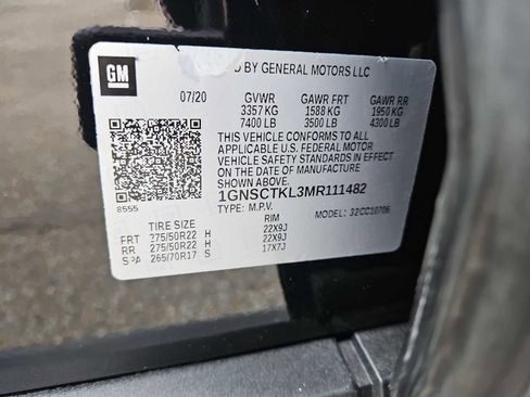 Used 2021 Chevrolet Tahoe High Country w/ Premium Package image 37