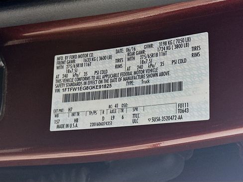 Used 2016 Ford F150 Lariat w/ Equipment Group 502A Luxury image 12