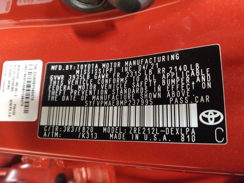 Used 2021 Toyota Corolla LE w/ LE Convenience Package FWD image 33
