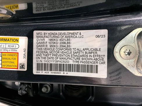 Used 2023 Honda Accord EX image 33