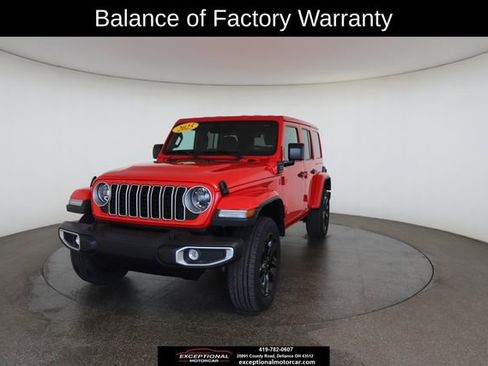 Used 2025 Jeep Wrangler Unlimited Sahara w/ Safety Group image 1
