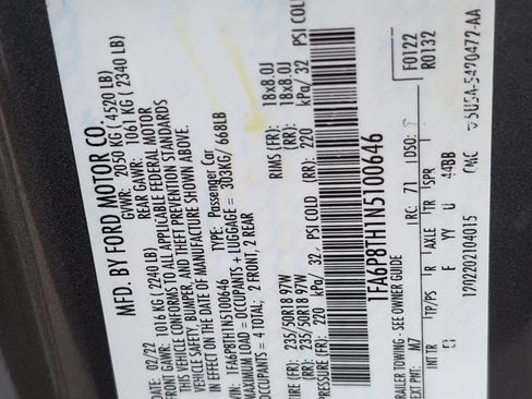 Used 2022 Ford Mustang Premium image 12