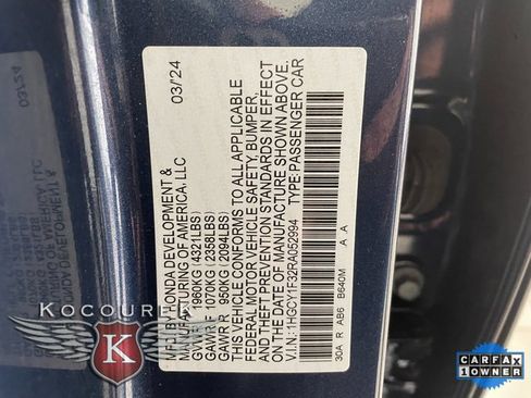 Used 2024 Honda Accord EX image 27