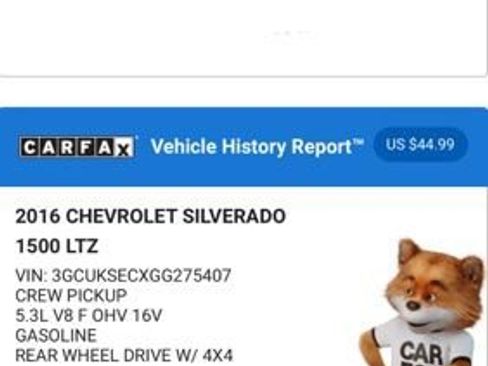 Used 2016 Chevrolet Silverado 1500 LTZ Z71 w/ Midnight Edition image 5