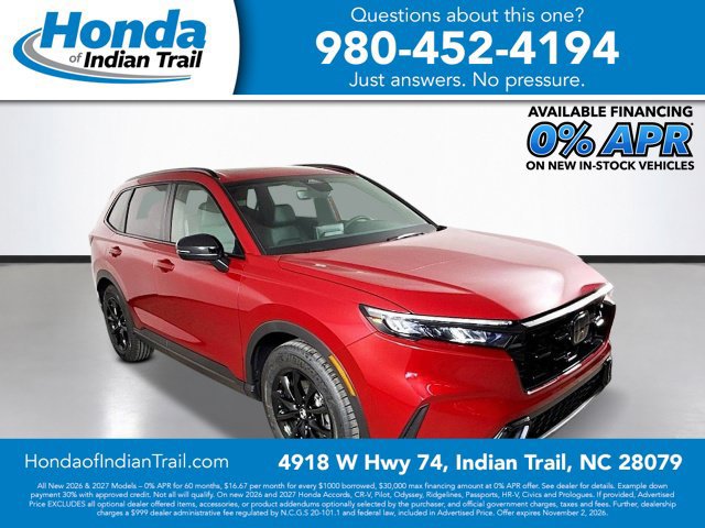New 2027 Honda CR-V Sport-L 360° Tour