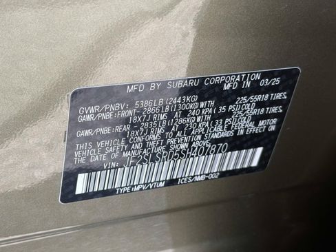 Used 2025 Subaru Forester Limited w/ Popular Package AWD/4WD image 35