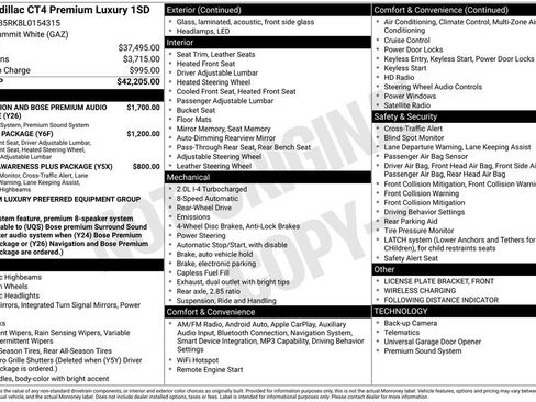 Used 2020 Cadillac CT4 Premium Luxury image 1