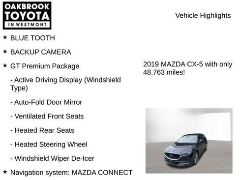 Used 2019 MAZDA CX-5 Grand Touring w/ GT Premium Package AWD/4WD image 5
