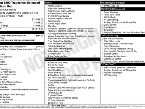 Used 2018 RAM 1500 Tradesman w/ Chrome Appearance Group RWD image 21