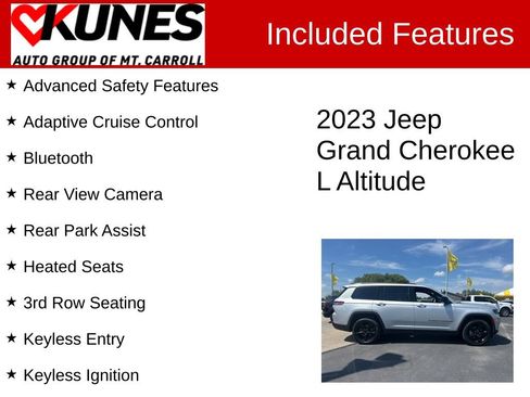 Used 2023 Jeep Grand Cherokee L Altitude image 3