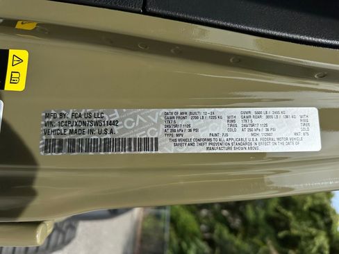 New 2025 Jeep Wrangler Sport S image 30