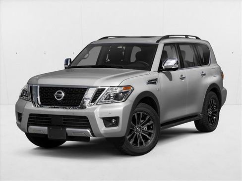 Used 2019 Nissan Armada Platinum w/ Captain's Chairs Package RWD image 1