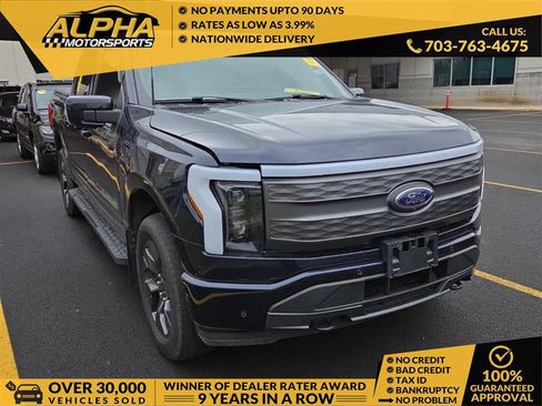 Used 2022 Ford F150 Lightning Lariat AWD/4WD image 1