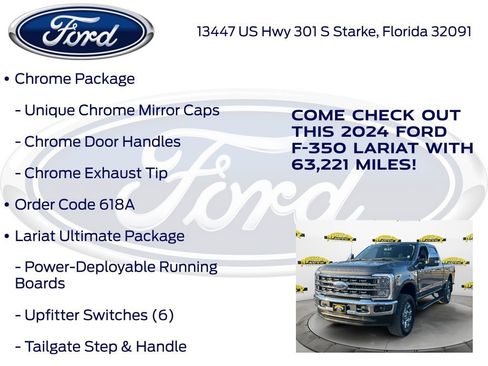 Used 2024 Ford F350 Lariat w/ Lariat Ultimate Package image 20