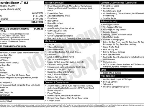 Used 2020 Chevrolet Blazer LT image 4