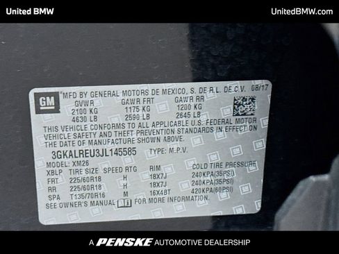 Used 2018 GMC Terrain SLT w/ Infotainment Package II image 14