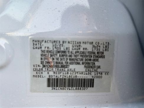 New 2025 Nissan Versa SV w/ Trunk Package image 24