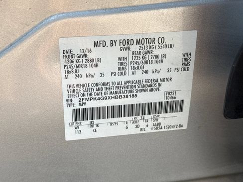 Used 2017 Ford Edge SE AWD/4WD image 27