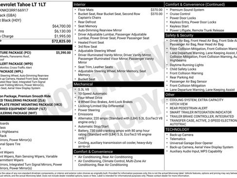 Certified 2024 Chevrolet Tahoe LT w/ LT Signature Package image 4