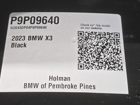 Used 2023 BMW X3 sDrive30i w/ Convenience Package RWD image 29