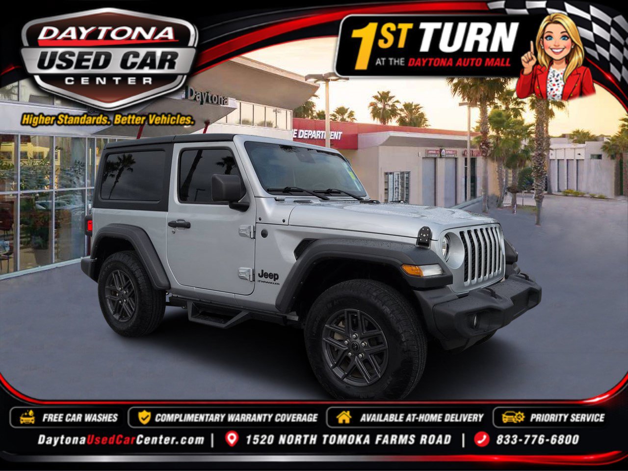 Used 2024 Jeep Wrangler Sport AWD/4WD image 1
