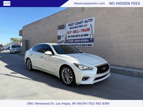 Used 2018 INFINITI Q50 Luxe w/ Cargo Package (L95) RWD image 1