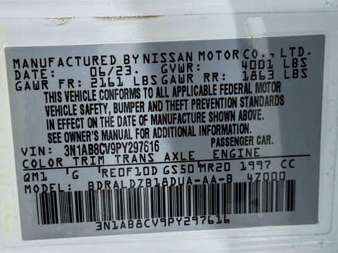 Used 2023 Nissan Sentra SV image 12